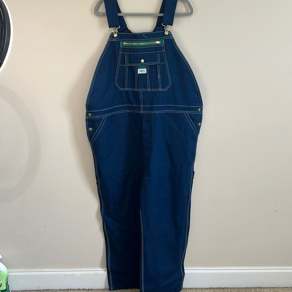 NWOT Mens Liberty Overalls size 46x28